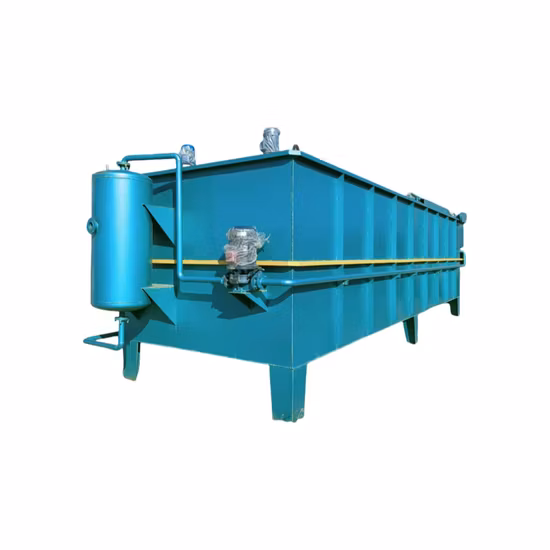 Machine de flottation à air dissous directe d'usine de Chine avec séparateur d'huile d'électro-coagulation unité Daf élimination des métaux lourds